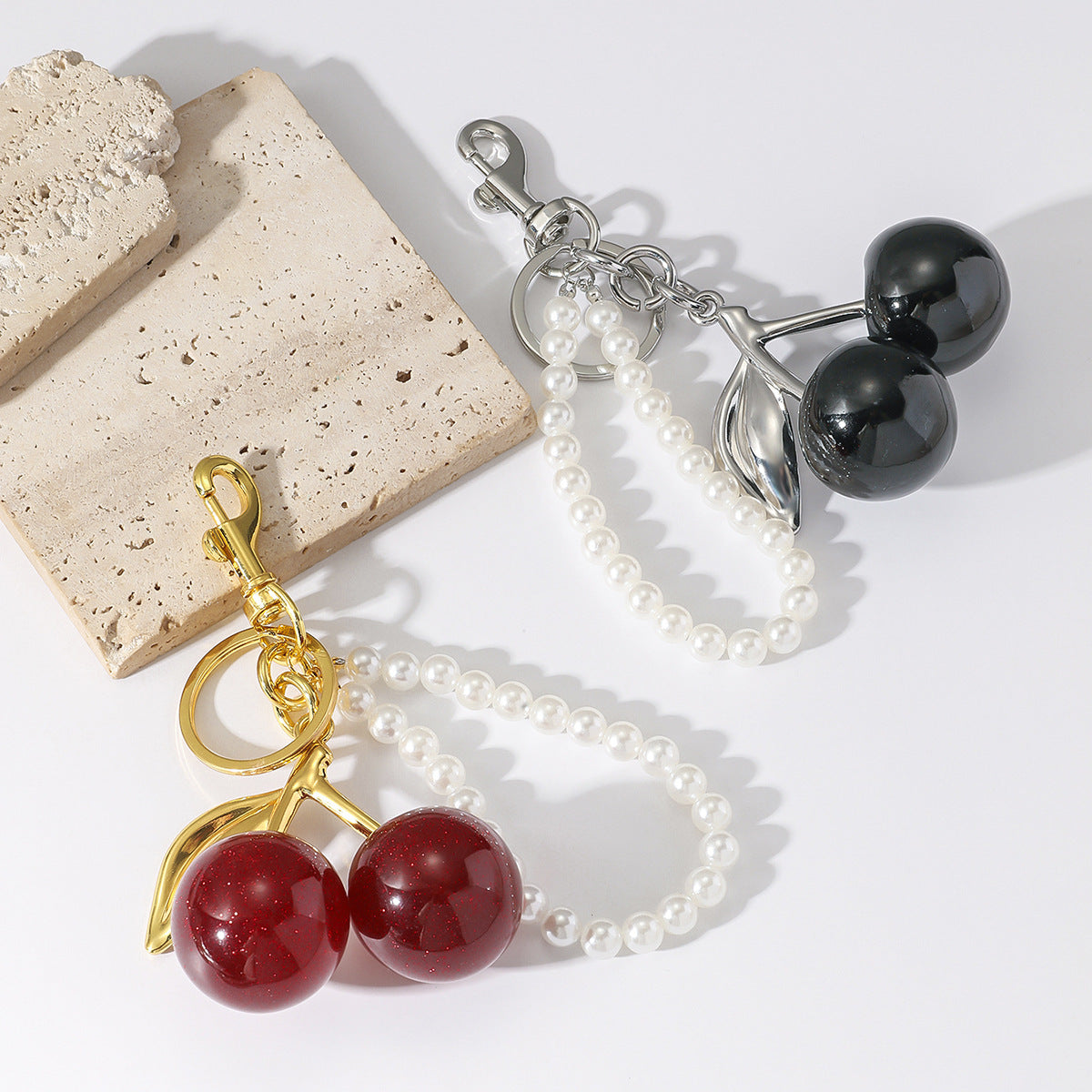 Sippcharm™ Cherry Keychain